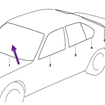 BMW 7-Serie E23 Voorraam groen