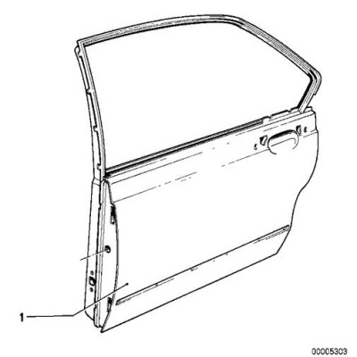 BMW 7-Serie E23 Achterdeur links