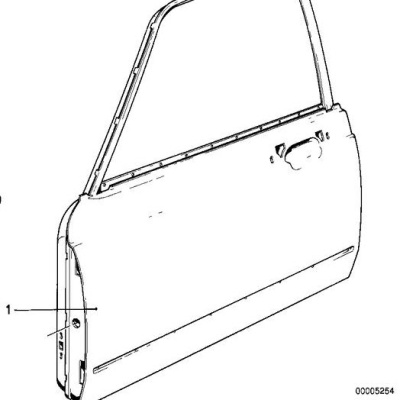 BMW 7-Serie E23 Deur voor links